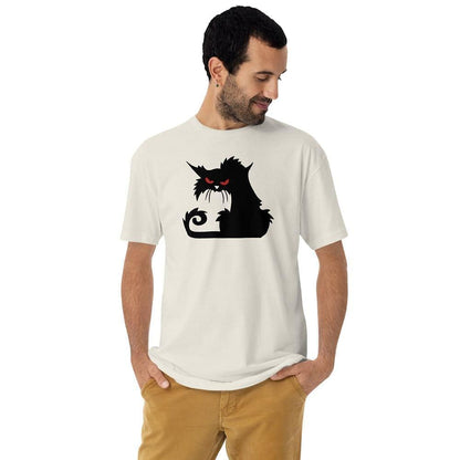 Angry Cat Shirt / Cat Lover T-shirt / Eco vriendelijke kleding