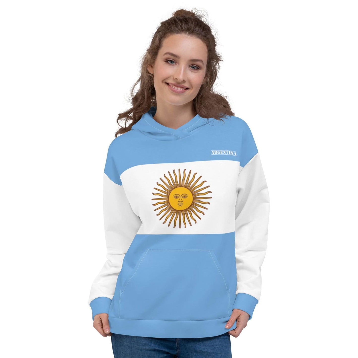 Vêtements Argentine / Tenue à capuche drapeau argentin