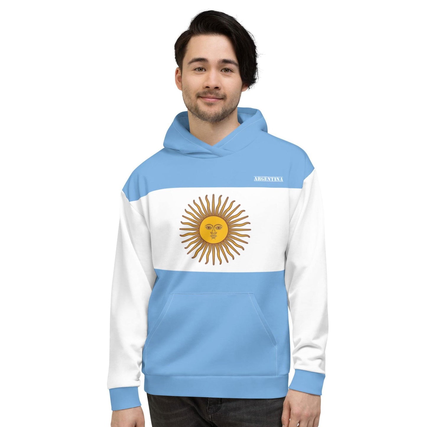 Vêtements Argentine / Tenue à capuche drapeau argentin