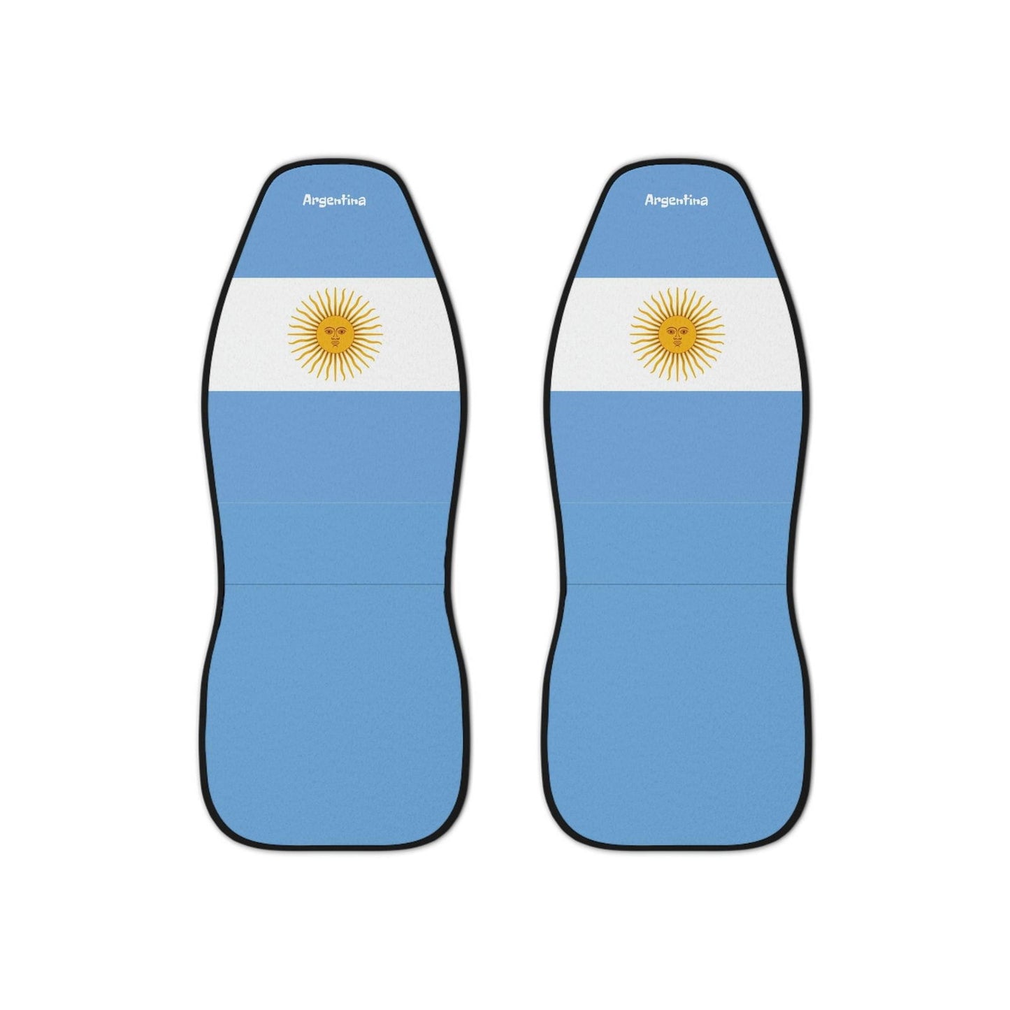 Fundas de asiento de coche con bandera de Argentina Universal / Regalo para amantes de los coches