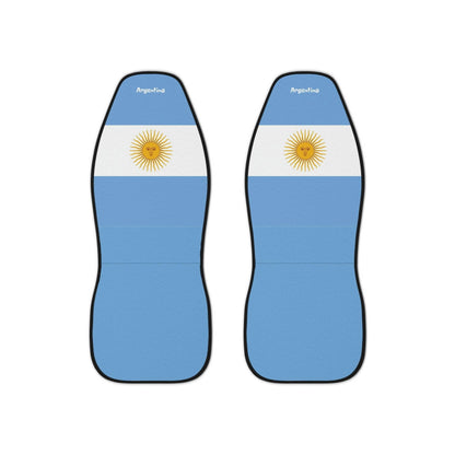 Capas para assento de carro com bandeira da Argentina universais/presente para amantes de carros