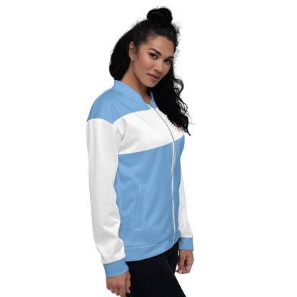 Argentinien-Jacke / Unisex-Argentinien-Kleidungsstil / Farben der Argentinien-Flagge