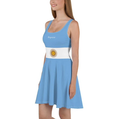 Argentina Sleeveles Skater Dress