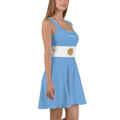 Argentina Sleeveles Skater Dress