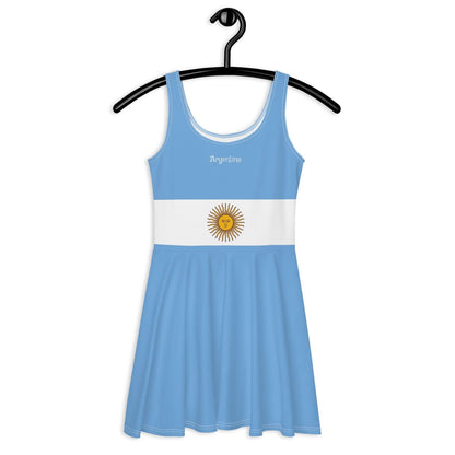 Argentina Sleeveles Skater Dress