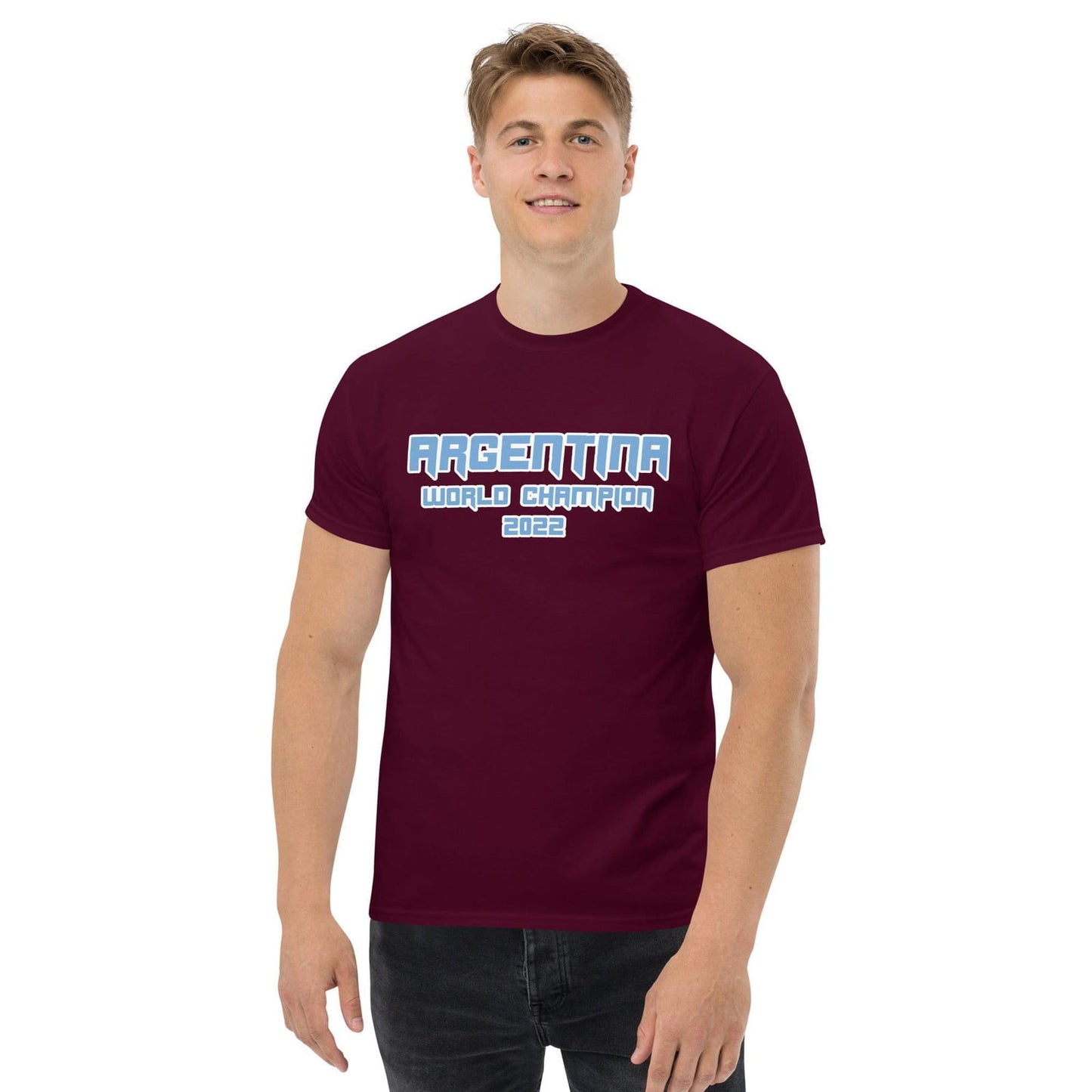 Argentinien Weltmeister 2022 Klassisches Herren-T-Shirt