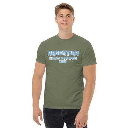 Camiseta clásica Argentina Campeón del Mundo 2022 Hombre