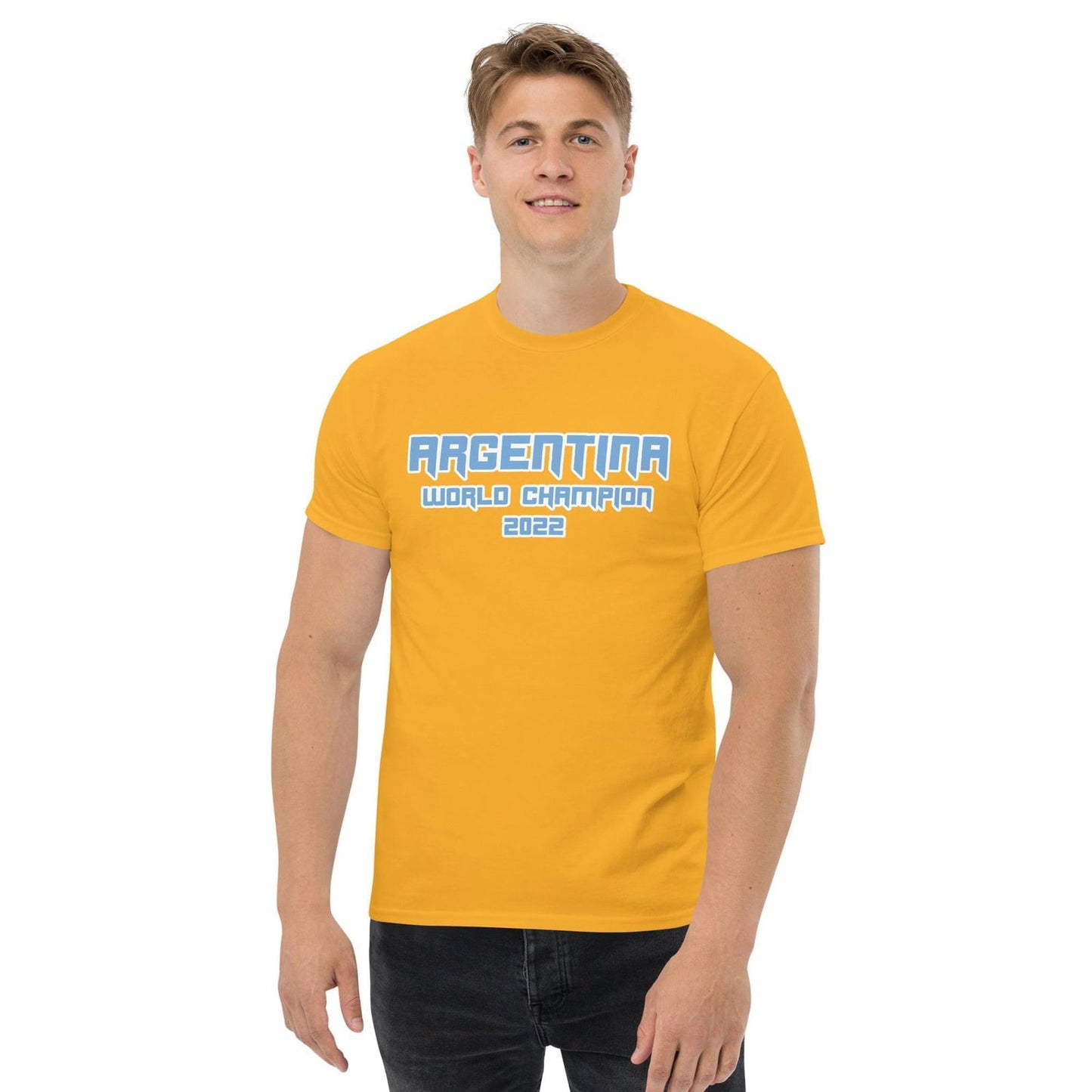 Argentinien Weltmeister 2022 Klassisches Herren-T-Shirt