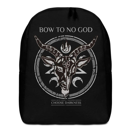 Mochila Ateia / Bow To No God - Choose Darkness / Mochila Soft Gótica