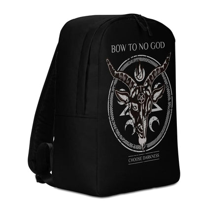 Atheistischer Rucksack / Bow To No God - Choose Darkness / Soft Goth Rucksack