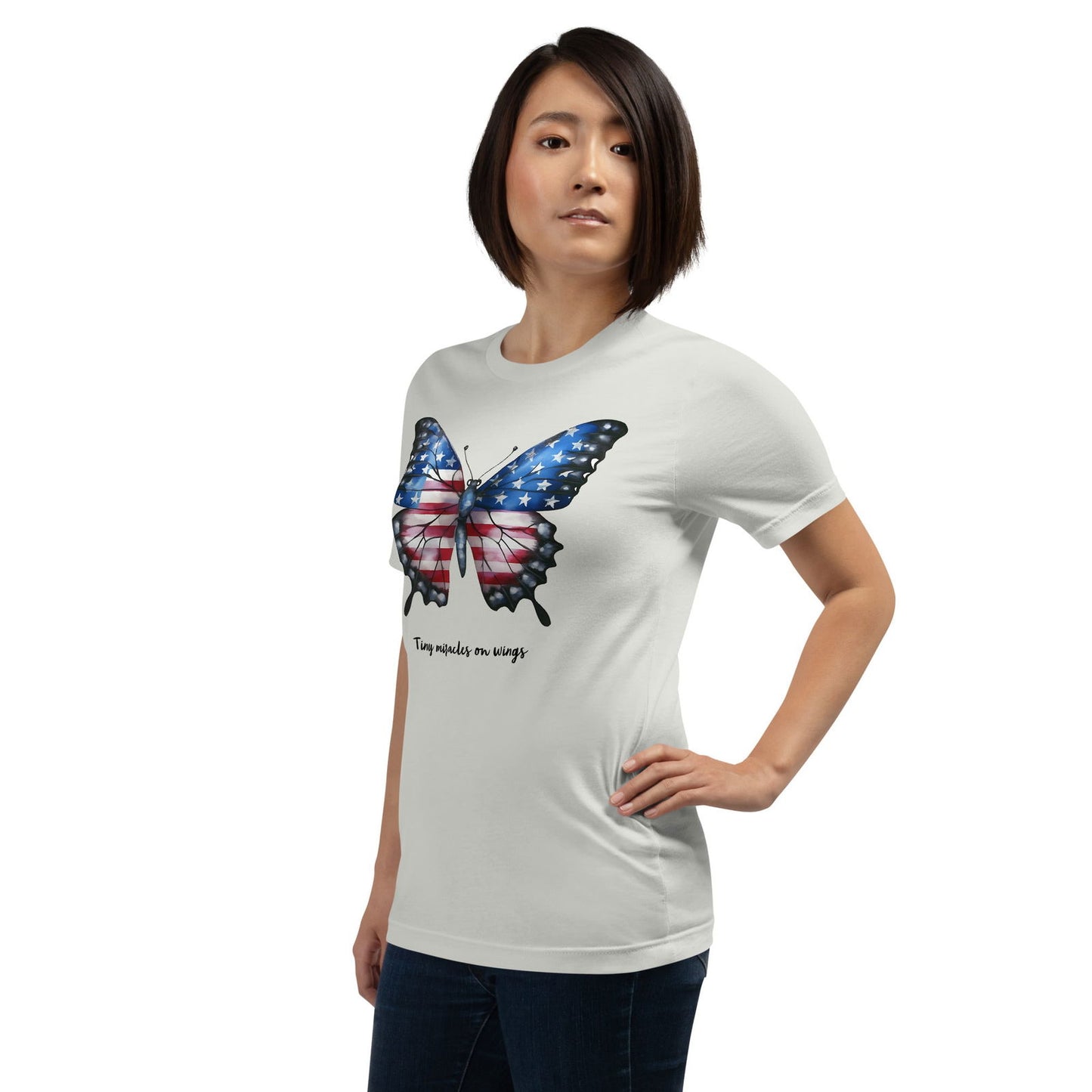 Chemise papillon patriotique personnalisable pour le véritable amoureux des papillons en vous