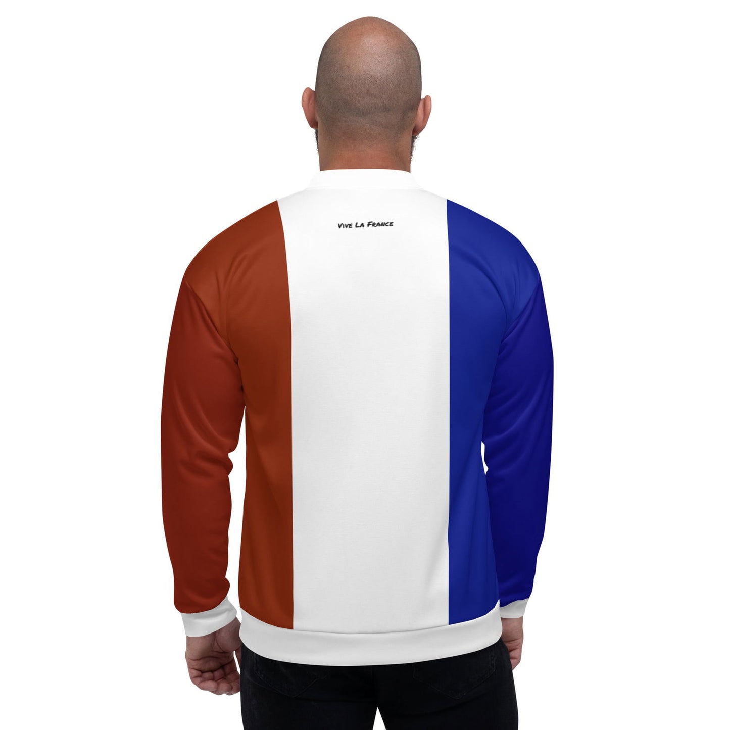 Chaqueta francesa / Chaqueta bomber con colores de la bandera de Francia