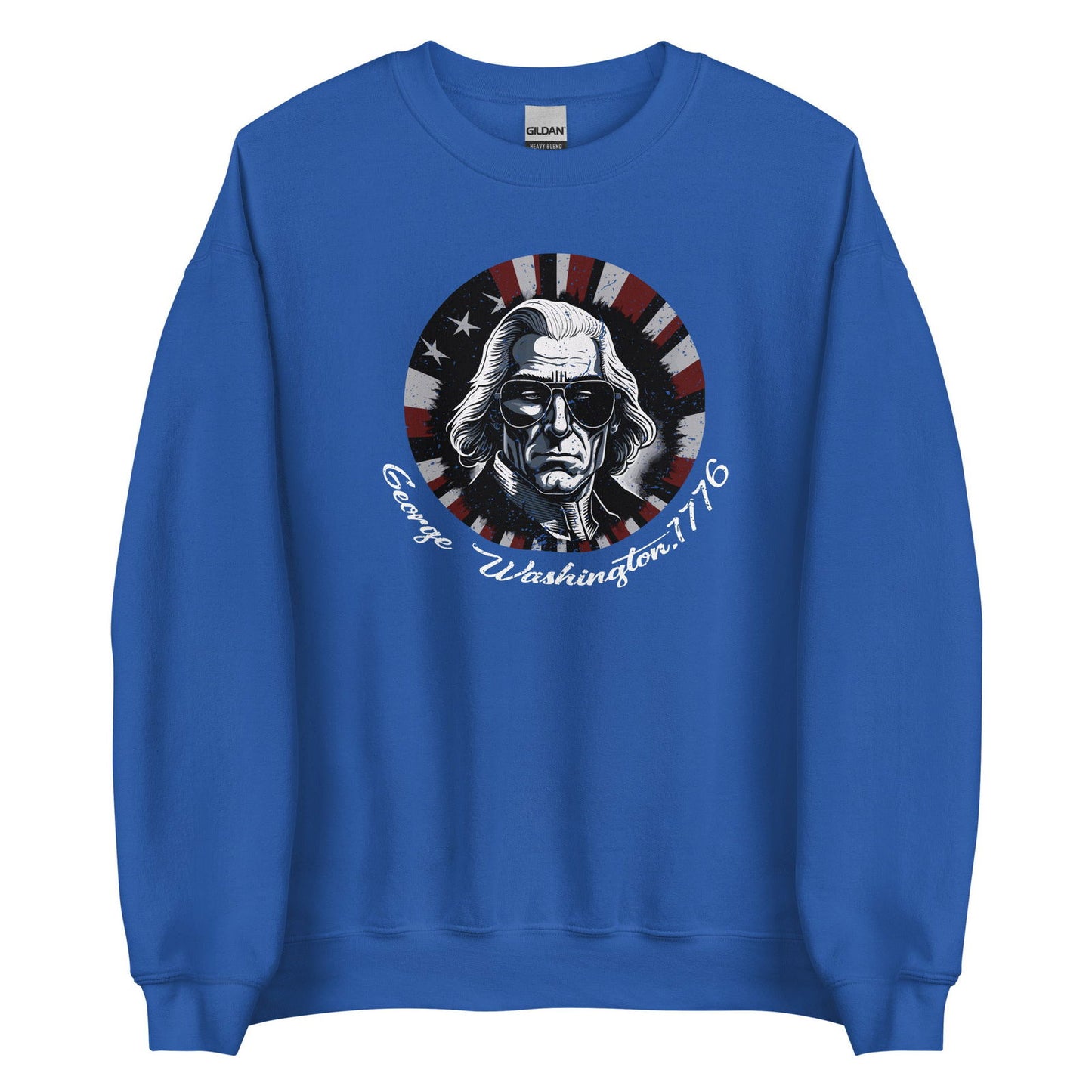 Historia Sudadera unisex George Washington Talla S - 5Xl