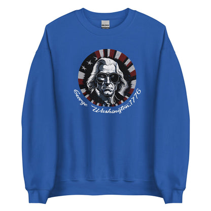 Geschiedenis Unisex George Washington Sweatshirt Maat S - 5Xl