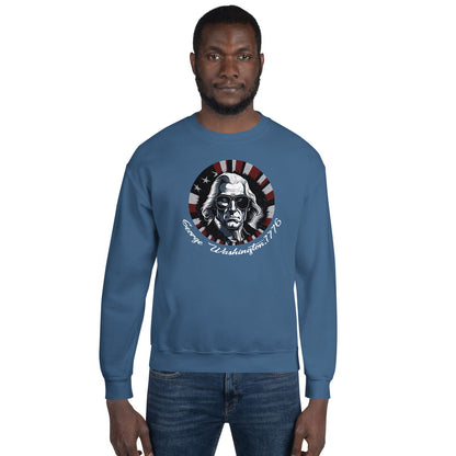 Geschiedenis Unisex George Washington Sweatshirt Maat S - 5Xl