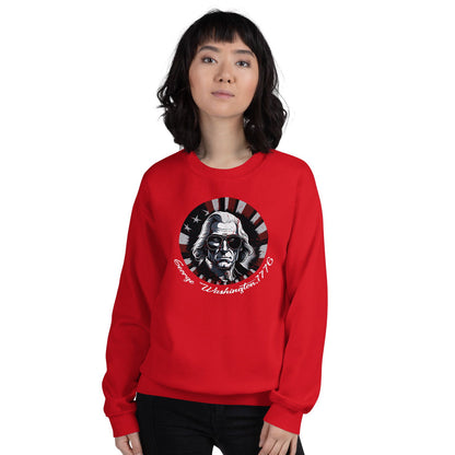 Geschiedenis Unisex George Washington Sweatshirt Maat S - 5Xl