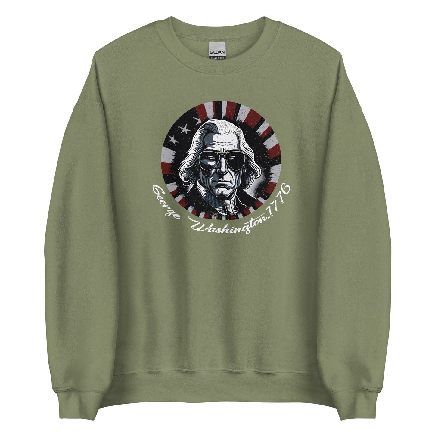 Histoire Sweat-shirt unisexe George Washington Taille S - 5Xl