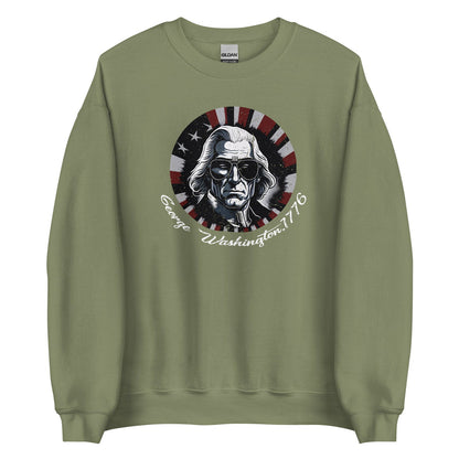 Geschiedenis Unisex George Washington Sweatshirt Maat S - 5Xl