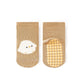 Khaki Chick Non-Slip Cotton Footie Socks for Babies