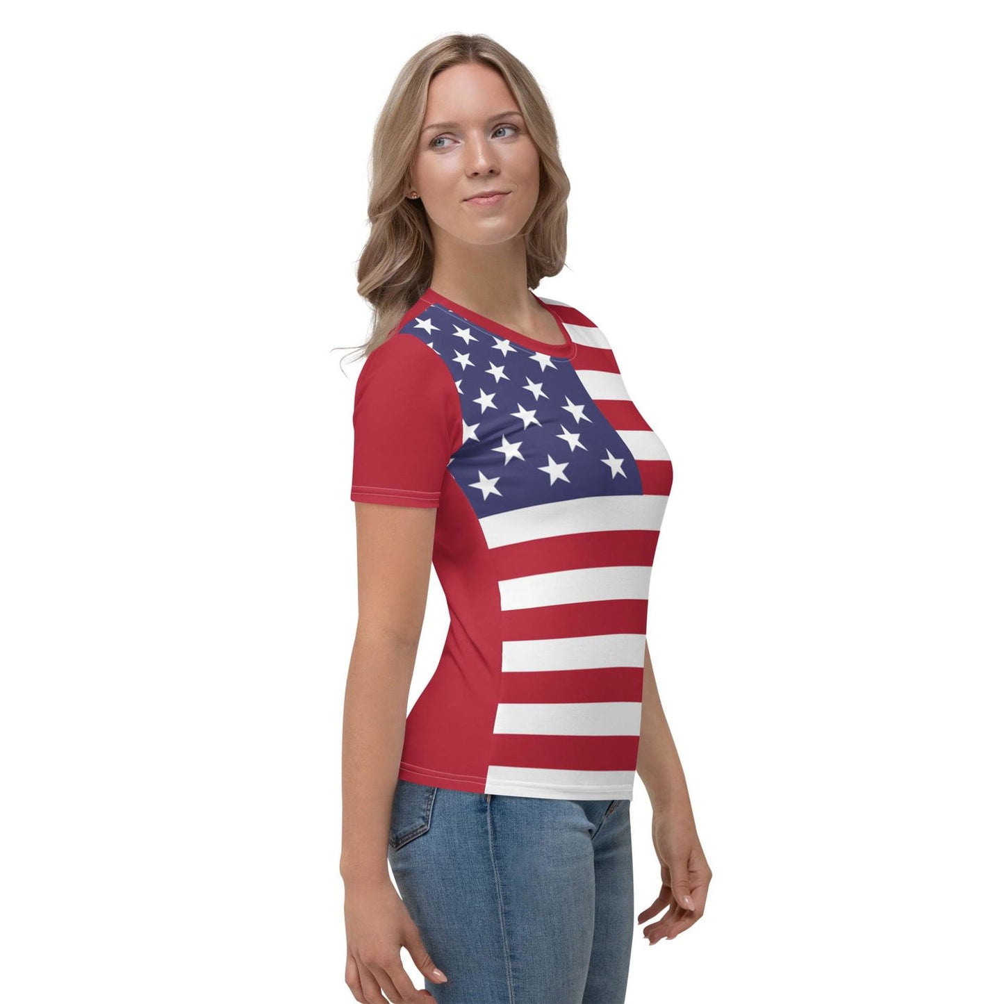 American flag shirt for women