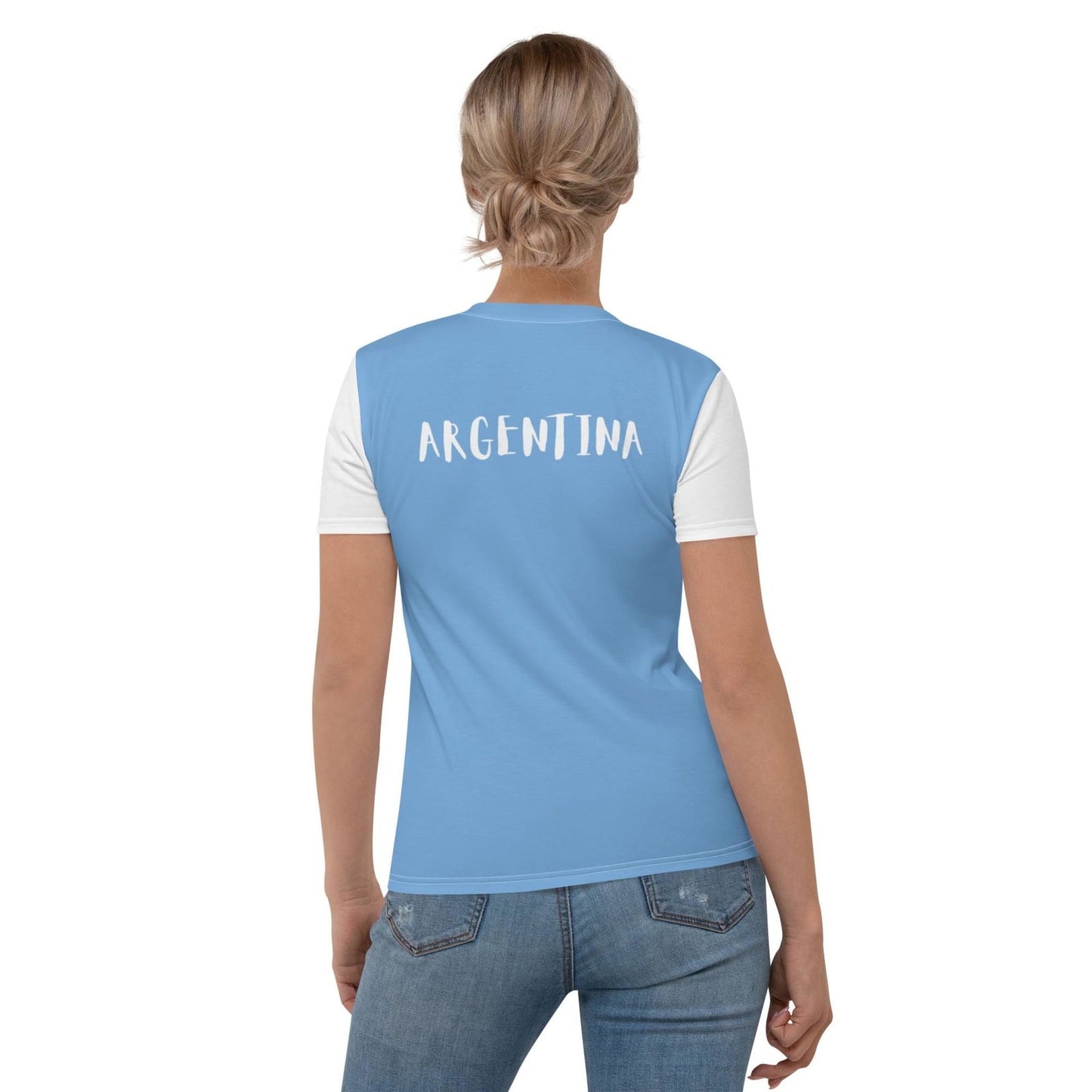 Argentina Flag Shirt - Back Design