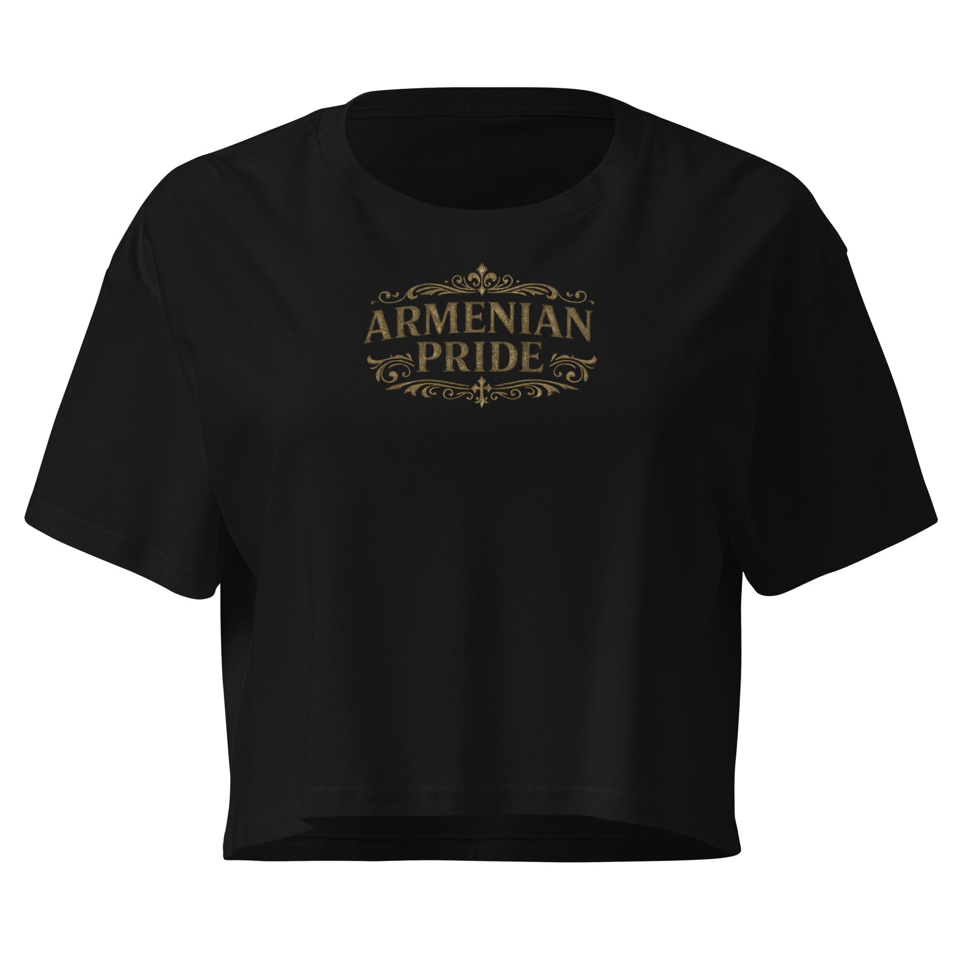 Armenian Pride cropped t-shirt made from 100% combed cotton