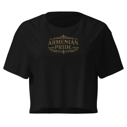 Armenian Pride cropped t-shirt made from 100% combed cotton