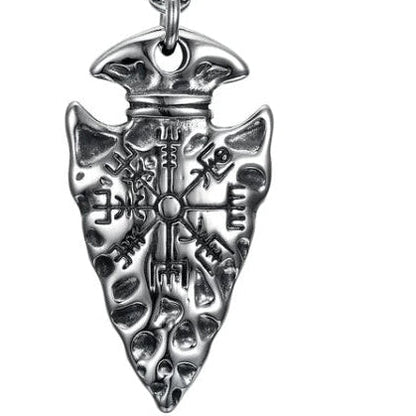 Asgard handcrafted stainless steel spearhead pendant
