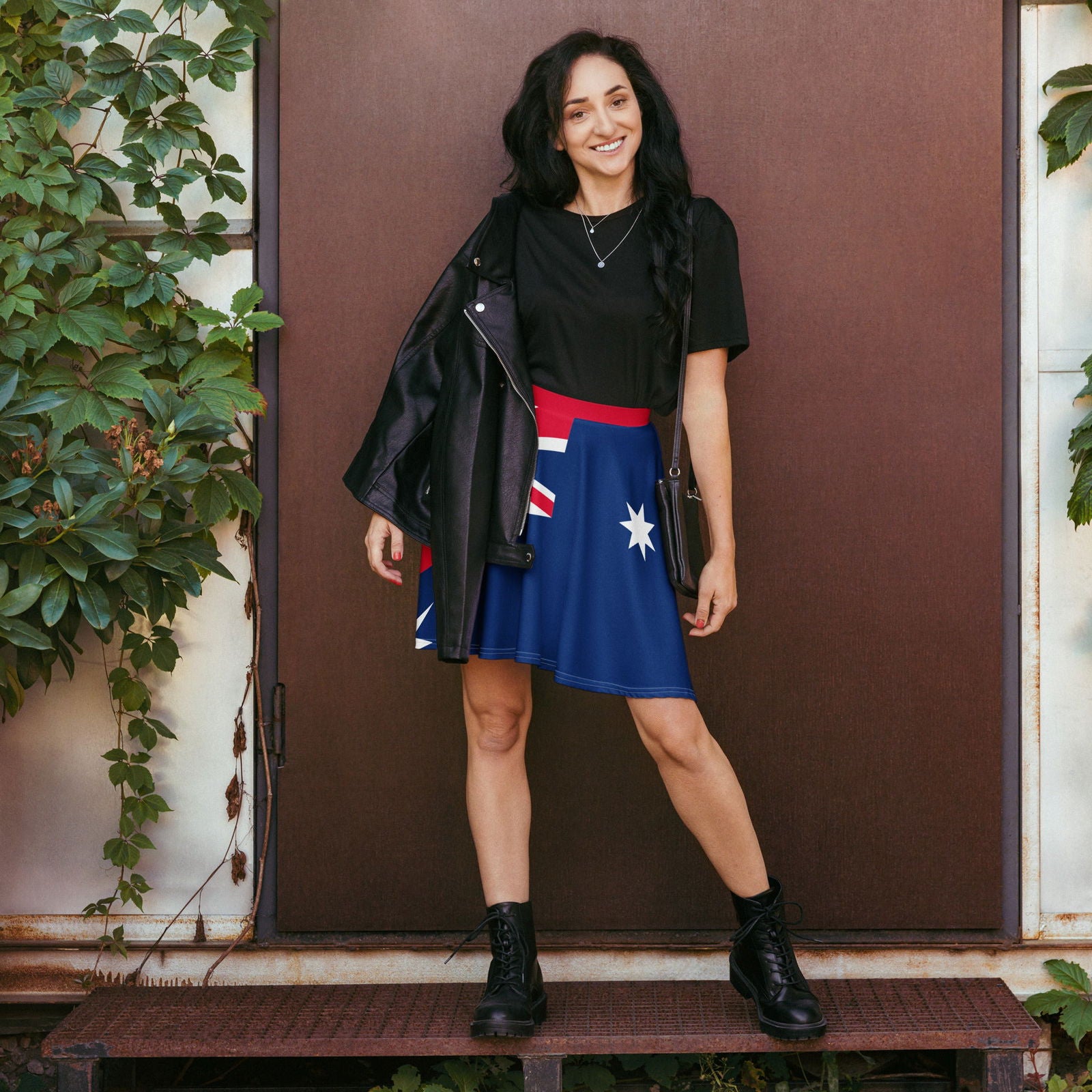 Australian flag skater skirt