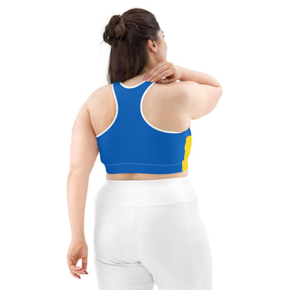 Back Side Ukraine Sports Bra