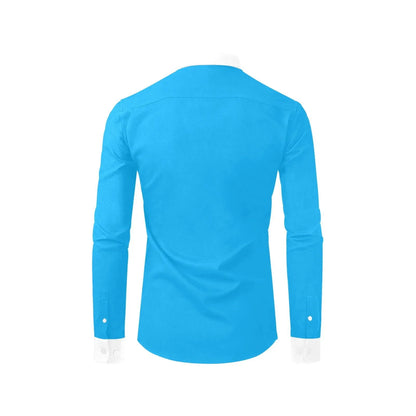 Light Blue Dress Shirt With White Collar | YVDdesign XS Light Blue Dress Shirt With White Collar | YVDdesign XS
