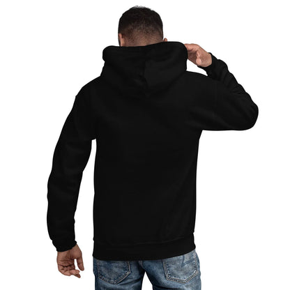 Back view of Free Palestine hoodie