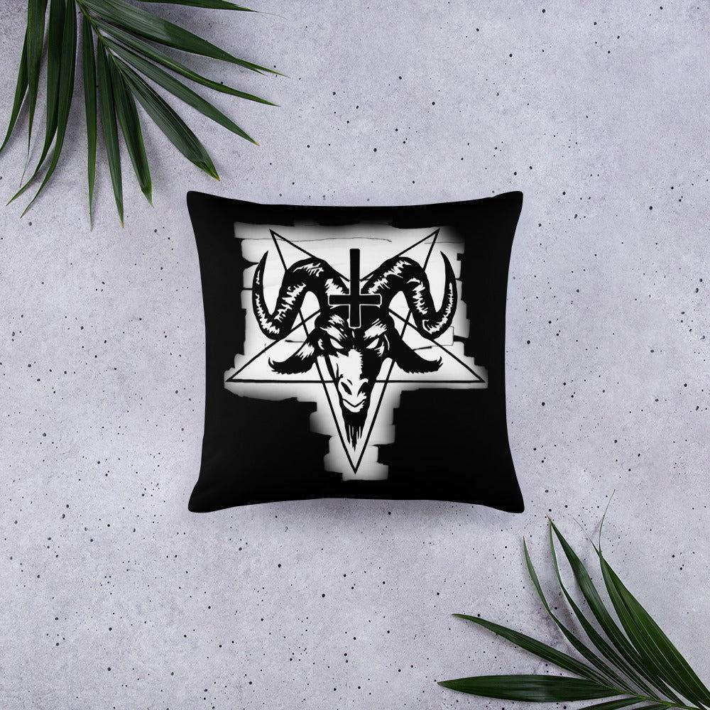 Baphomet home decor cushion