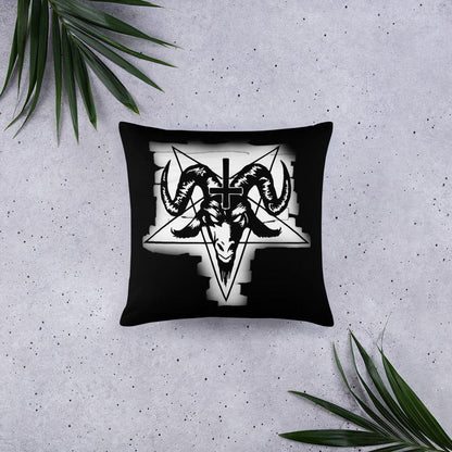 Baphomet home decor cushion