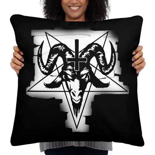 Baphomet pillow gothic home decor