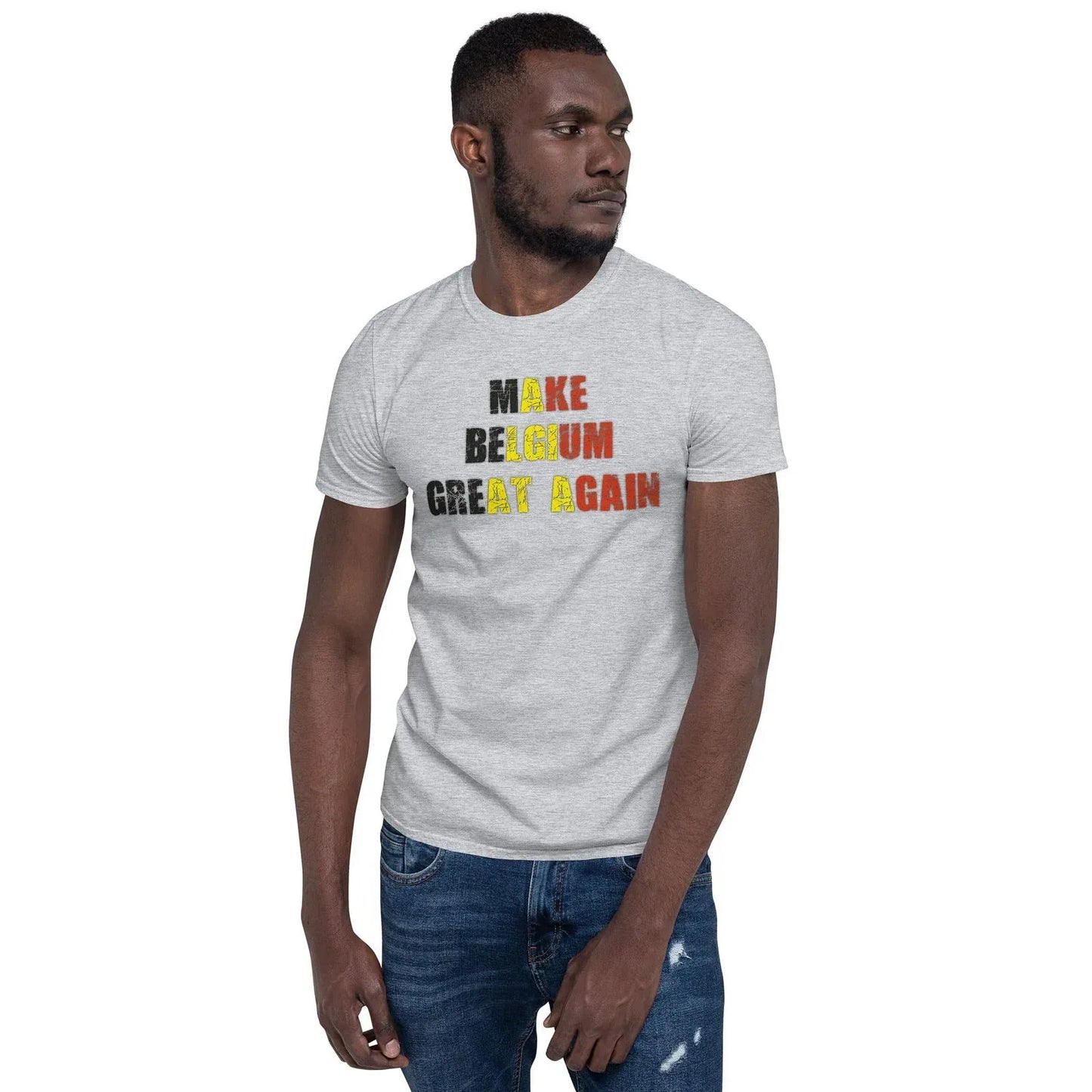 Belgian heritage shirt with Make Belgium Great Again text design