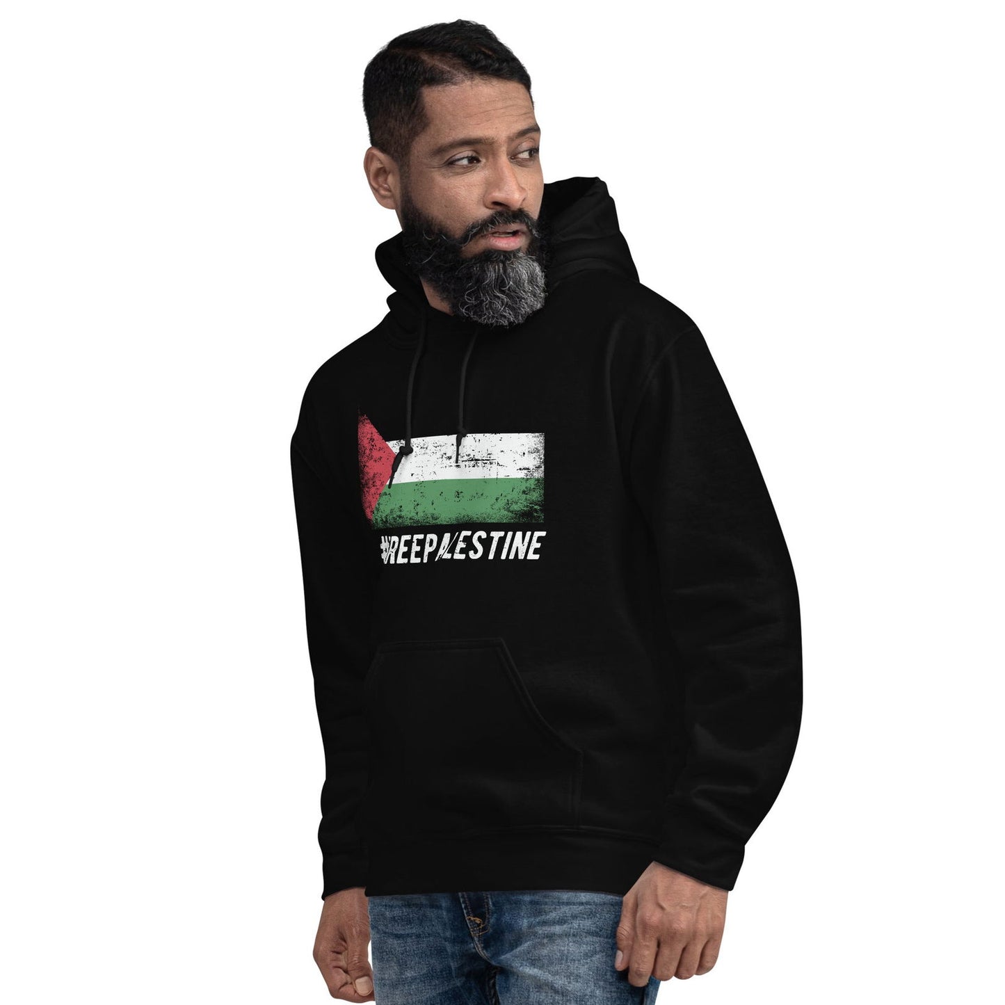 Black Free Palestine Hoodie