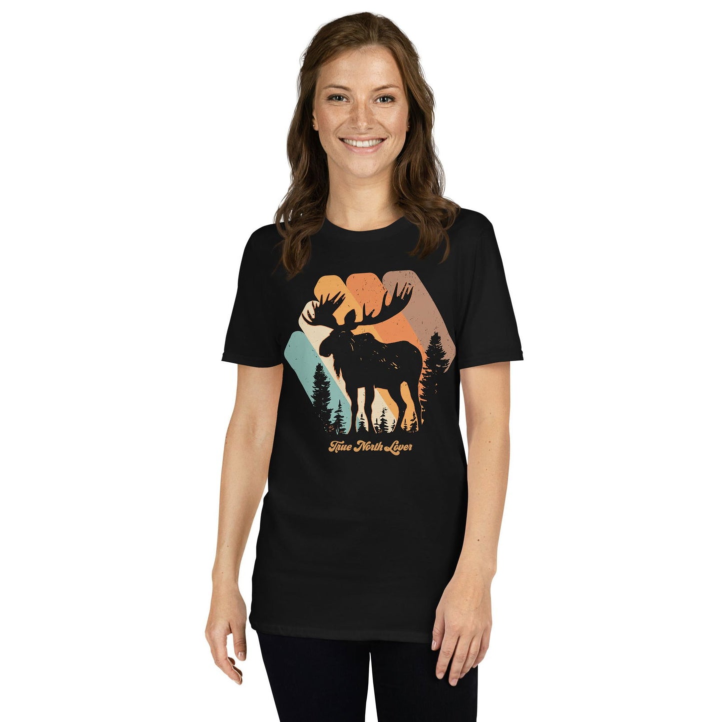 Canada Pride Moose Tee - Retro Style