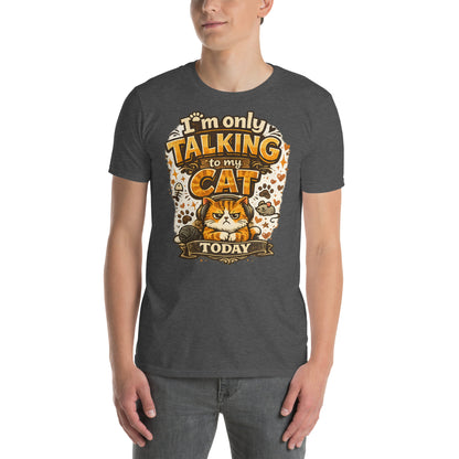 Cat lover gift t shirt for men with funny saying