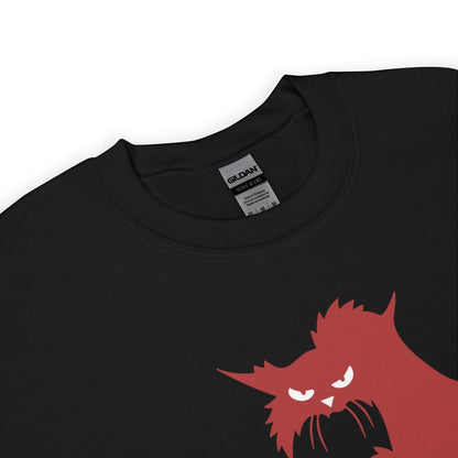 Cat mom sweater with bold cat illustration