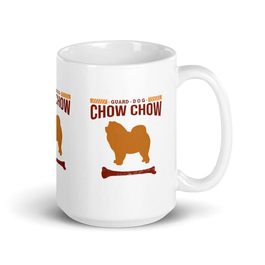 Chow Chow dog ceramic mug with minimalist print