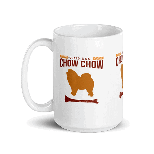 Chow Chow silhouette mug dishwasher safe