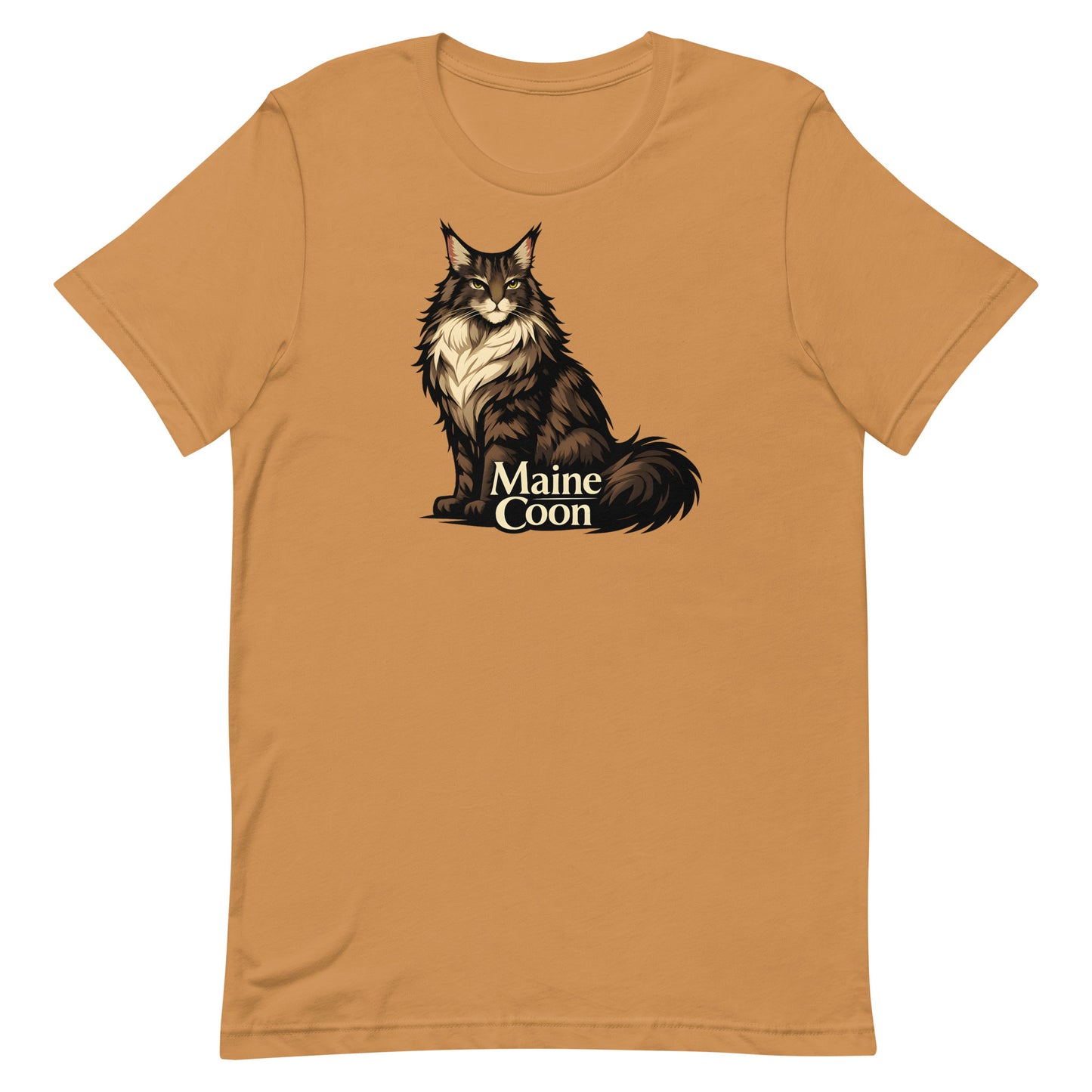 Comfortable ring spun cotton Maine Coon tshirt