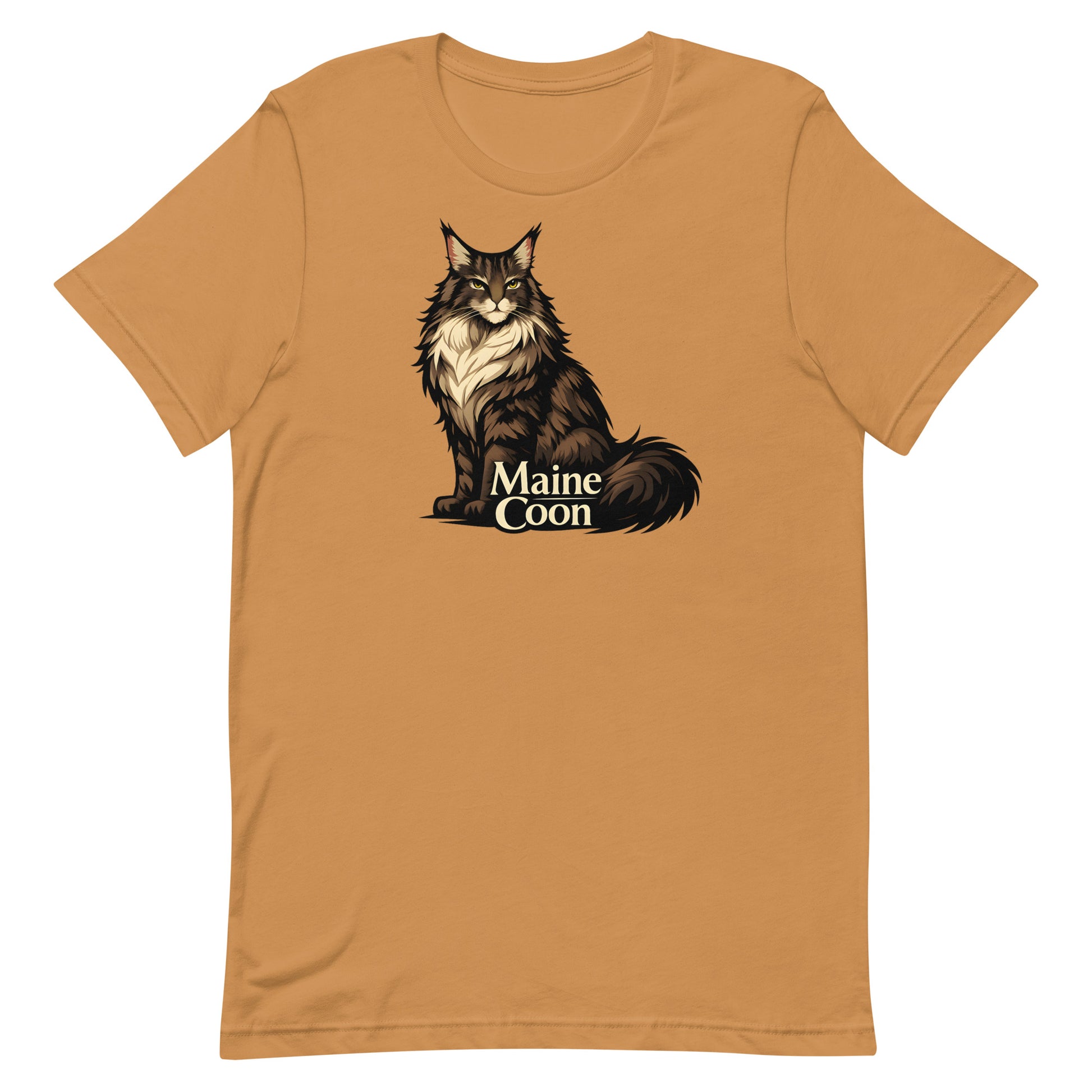 Comfortable ring spun cotton Maine Coon tshirt