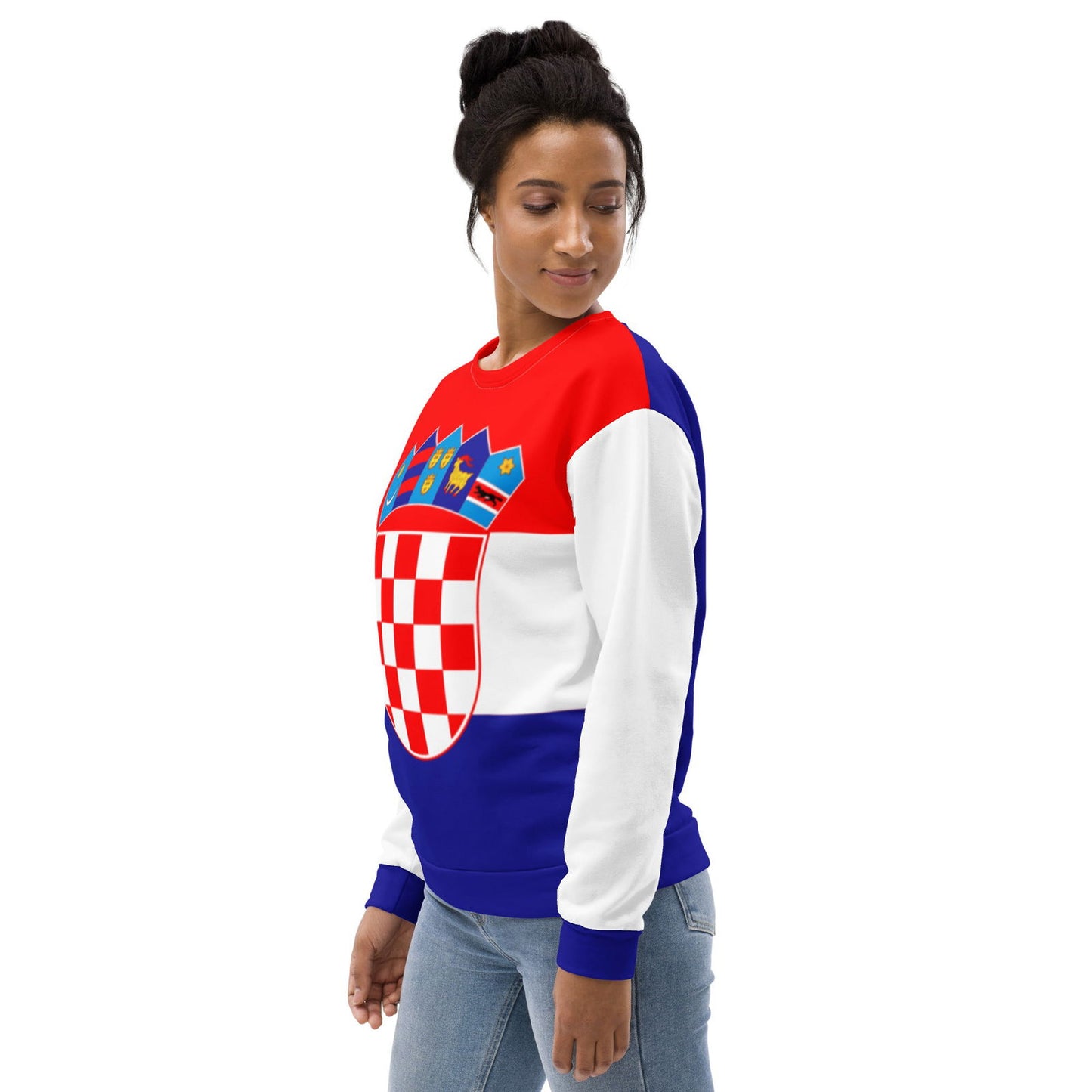 Croatia Flag Sweatshirt / Unisex Croatia Clothes