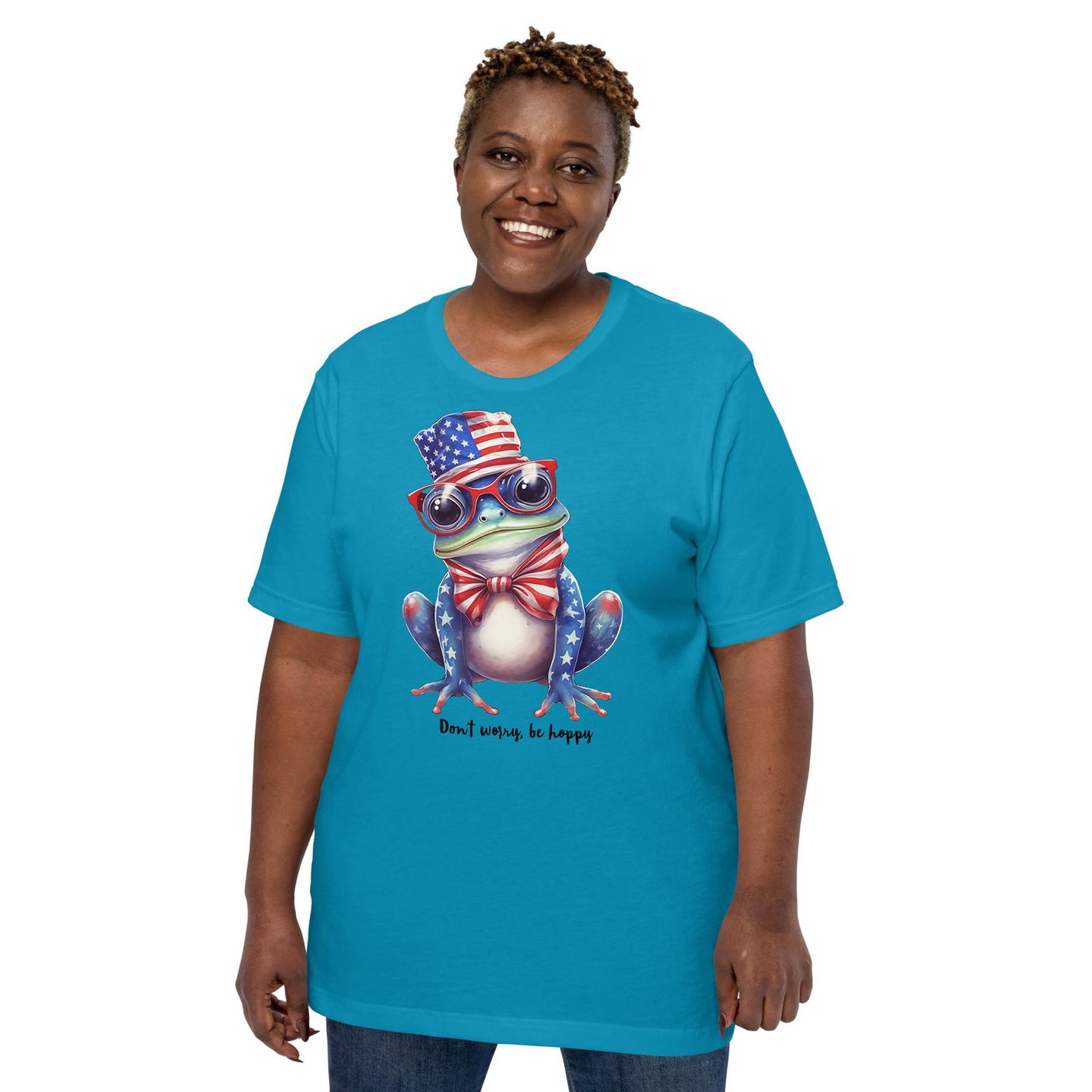 Cute Patriotic Frog Tshirt 