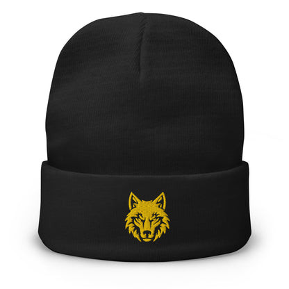 Dacian Legacy embroidered beanie in black 