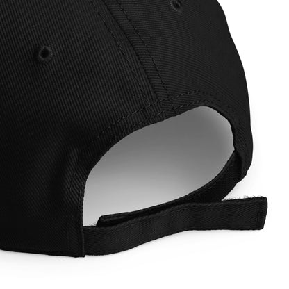 Dacian wolf embroidered cap adjustable fit black gold