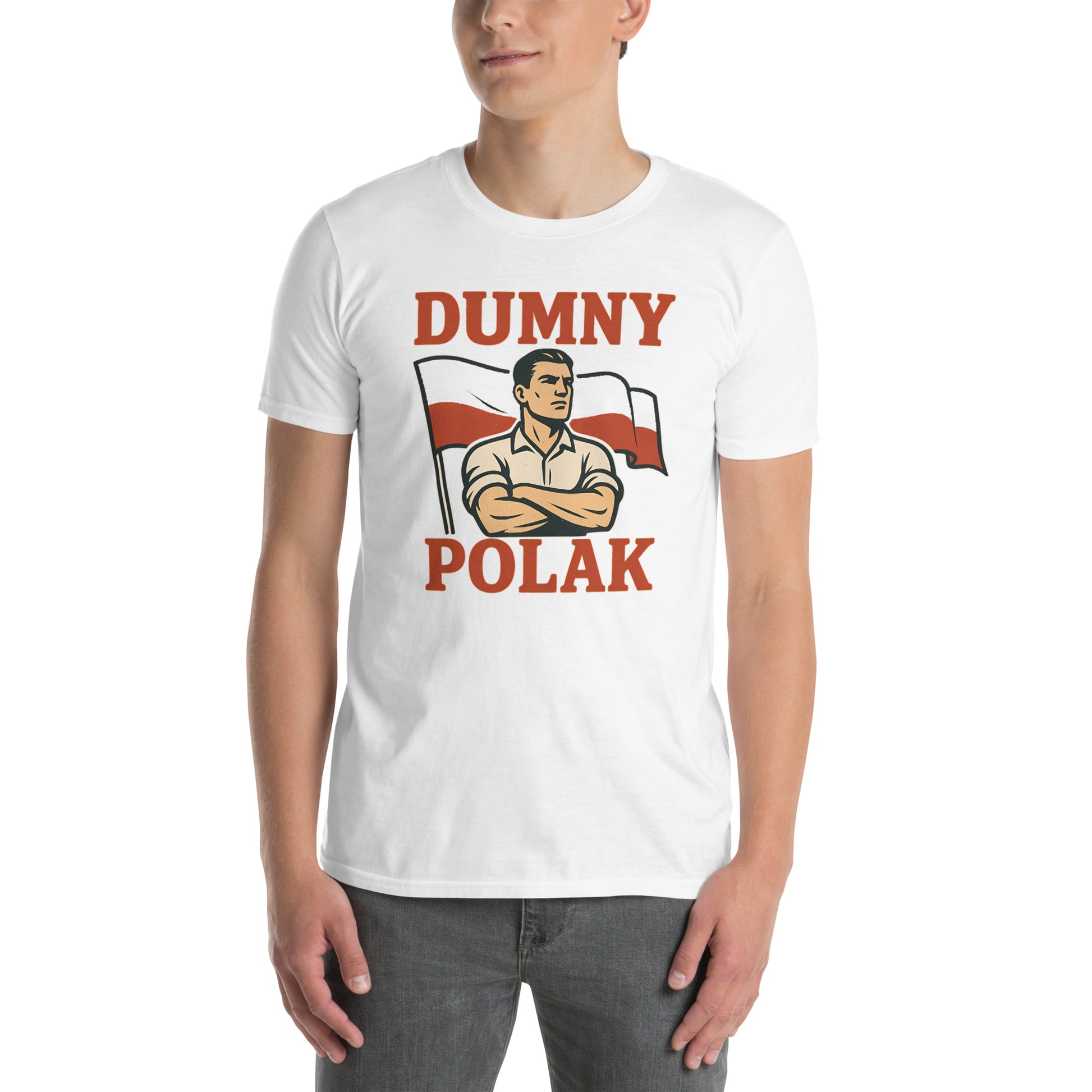 Dumny Polak T-shirt with Polish flag design