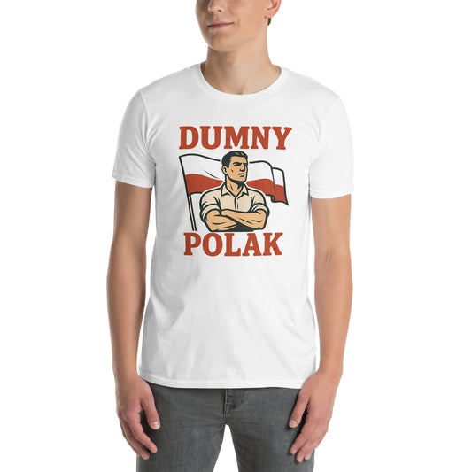 Dumny Polak T-shirt with Polish flag design